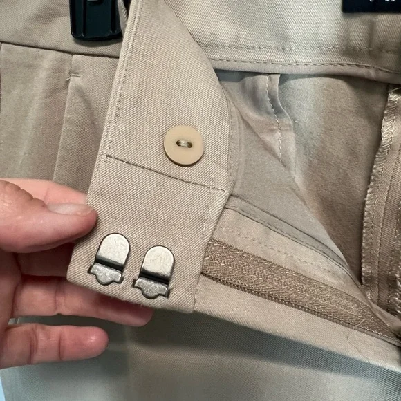 🤎 EUC THEORY Camel Slim Straight Slacks | Women’s Size 8 - Picture 9 of 13